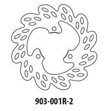 BREMŽU DISKS GOLDFREN 903-001R-2 AIZM. 190 MM