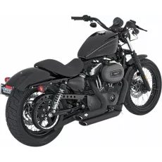 IZPLŪDES SISTĒMA EXH SS STAG BLK 04-13 XL FOR HARLEY DAVIDSON XL 1200 C (TĒRAUDS)