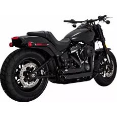 IZPLŪDES SISTĒMA SHORT SHOTS STAGGERED BLACK FOR HARLEY DAVIDSON FLDE 1750 ABS