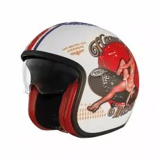 ĶIVERE VINTAGE PIN UP HELMET (DAUDZKRĀSAINS)