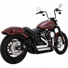 IZPLŪDES SISTĒMA SHORT SHOTS STAGGERED CHROME FOR HARLEY DAVIDSON FLDE 1750 ABS
