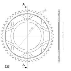 AIZMUGURĒJAIS ZOBRATS SUPERSPROX RFE-1307:48-BLK MELNS/PELĒKS 48T, 525