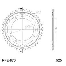 AIZMUGURĒJAIS ZOBRATS SUPERSPROX RFE-870:41-BLK MELNS/PELĒKS 41T, 525