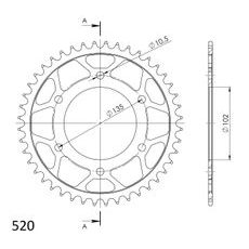 AIZMUGURĒJAIS ZOBRATS SUPERSPROX RFE-401:44-BLK MELNS/PELĒKS 44T, 520