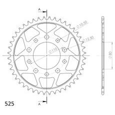 AIZMUGURĒJAIS ZOBRATS SUPERSPROX RFE-1332:44-BLK MELNS/PELĒKS 44T, 525
