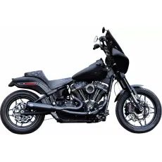 IZPLŪDES SISTĒMA 2-1 QUALIFIER RACE - SOFTAIL 18-24 - BLACK FOR HARLEY DAVIDSON FLDE 1750 ABS (NERŪSĒJOŠAIS TĒRAUDS)