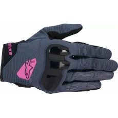 CIMDI WOMEN'S CHROME GLOVES (ZILS, MELNS, SIEVIEŠU)