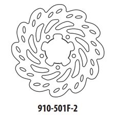 BREMŽU DISKS GOLDFREN 910-501F-2 PRIEKŠ. 220 MM