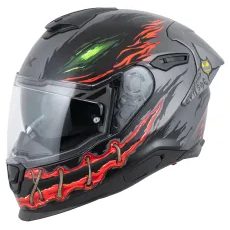 ĶIVERE NEXX HELMET Y.100R NIGHT RIDER TITANIUM (MATĒTS)