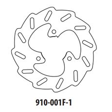 BREMŽU DISKS GOLDFREN 910-001F-1 PRIEKŠ. 190 MM