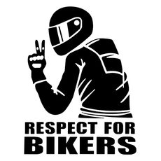 UZLIME RESPECT FOR BIKER 110MMX150MM (MELNS)