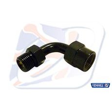GROZĀMAIS SAVIENOJUMS VENHILL E690/BLACK 90DEG 1/8TH BSP MELNS/PELĒKS