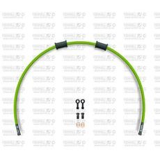 PRIEKŠĒJĀS BREMŽU ŠĻAUKAS KOMPL. VENHILL POWERHOSEPLUS SUZ-2002FB-GR (1 ŠĻAUKA KOMPLEKTĀ) GREEN HOSES, BLACK FITTINGS
