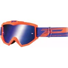 BRILLES ATZAKI MX GOGGLES (ZILS, ORANŽA)