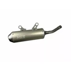 IZPŪTĒJS SILENCER HGS SX/TC250 23-/MC250 24- GREY/STEEL OVAL FOR GAS GAS MC 250 (NĒRUSĒJOŠAIS TĒRAUDS)