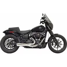 IZPLŪDES SISTĒMA 2-1 SHORT ROADRAGE | SOFTAIL M8 18-UP - CHROME FOR HARLEY DAVIDSON FLFBS 1868 ABS (TĒRAUDS)