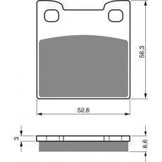 BREMŽU UZLIKAS GOLDFREN 129 S3