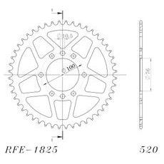 AIZMUGURĒJAIS ZOBRATS SUPERSPROX RFE-1825:47-BLK MELNS/PELĒKS 47T, 520
