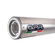 SLIP-ON EXHAUST GPR M3 E4.HU.43.M3.INOX BRUSHED STAINLESS STEEL INCLUDING REMOVABLE DB KILLER AND LINK PIPE