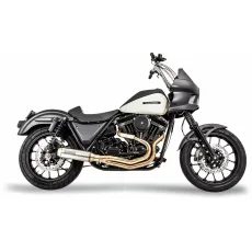 IZPLŪDES SISTĒMA EXHAUST 2:1 SUPER BIKE 4" NERŪSĒJOŠAIS TĒRAUDS FXR FOR HARLEY DAVIDSON FXR 1340 (NERŪSĒJOŠAIS TĒRAUDS)