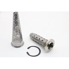 UNIVERSAL SILENCER GPR ULTRACONE CAFÉ RACER CAFE.32.ULTRA BRUSHED STAINLESS STEEL WITHOUT LINK PIPE