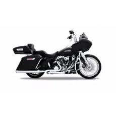 KREISAIS, LABAIS HP45 XL 4.5 MUFFLER TOURING M8 CH/BK PVD FOR HARLEY DAVIDSON FLH 1868 ABS (HROMĒTS TĒRAUDS)