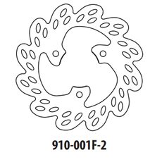 BREMŽU DISKS GOLDFREN 910-001F-2 PRIEKŠ. 190 MM