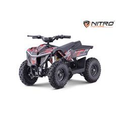 BĒRNU ELEKTRISKAIS KVADRICIKLS NITRO MOTORS E-QUAD ANACONDA VX 1000W 36V12AH LITIJA AKUMULATORS