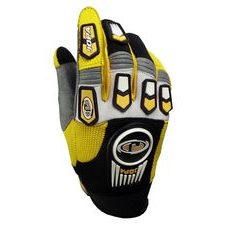 CIMDI JOPA MX-GLOVES LEGEND KIDS (MELNS, DZELTENS)