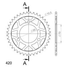AIZMUGURĒJAIS ZOBRATS SUPERSPROX RFE-239:40-BLK MELNS/PELĒKS 40T, 420