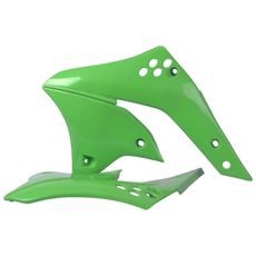 RADIATORA PLASTMASA POLISPORT 8426200006 (PĀRIS) ZAĻŠ 2005 PRIEKŠ KAWASAKI KX 250 (F) 4T 2006-2008