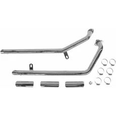 IZPLŪDES SISTĒMA BLVD DRAG PIPES VLX600 FOR HONDA VT 600 C (TĒRAUDS)