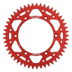 REAR ALU SPROCKET SUPERSPROX RAL-1512:49-RED SARKANS 49T, 520