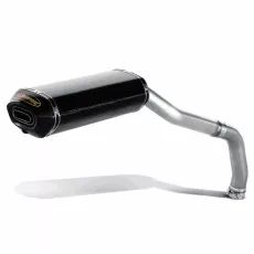 HIGH MUFFLER TI/CF CBR1000RR FOR HONDA CBR 1000 RR (OGLEKĻA ŠĶIEDRA)