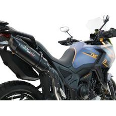 SLIP-ON EXHAUST GPR FURORE-X TITANIO NERO Z.19.FUXTITBL TITANIUM MATTE BLACK INCLUDING REMOVABLE DB KILLER AND LINK PIPE