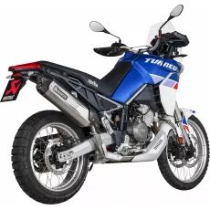 IZPŪTĒJS MUFFLER TI/CF TUAREG 660 FOR APRILIA TUAREG 660 ABS (OGLEKĻA ŠĶIEDRA)