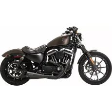IZPLŪDES SISTĒMA 2 INTO 1 STAINLESS UPSWEEP BLACK SPORTSTER FOR HARLEY DAVIDSON XL 1200 C (304 NERŪSĒJOŠAIS TĒRAUDS)