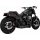 Izplūdes sistēma 2-1 SS BLK HO M8 for Harley Davidson FLDE 1750 ABS (304 nerūsējošais tērauds)