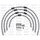 STANDARD PRIEKŠĒJO BREMŽU ŠĻŪTEŅU KOMPLEKTS VENHILL POWERHOSEPLUS HON-10034FB (4 ŠĻAUKAS KOMPLEKTĀ) CLEAR HOSES, BLACK FITTINGS
