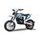 BĒRNU ELEKTRISKAIS MINI MOTOCIKLS GEPARD 500W 36V LITHIUM ZILS