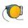 Air hose reel LV8 EQAC-AR10 with M1/4” exit