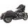 Izplūdes sistēma 2-1 ROADRAGE SHORT | FLT 17-24 - BLACK for Harley Davidson FLH 1868 ABS