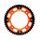 REAR SPROCKET SUPERSPROX STEALTH RST-898:49-ORG ORANŽS 49T, 428
