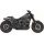 Izplūdes sistēma SWEEPER W/ SLOTS | SOFTAIL M8 18-UP - BLACK for Harley Davidson FLDE 1750 ABS (tērauds)