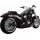 Izplūdes sistēma SHORT SHOTS STAGGERED BLACK for Harley Davidson FLFB 1750 ABS