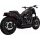 Izplūdes sistēma SHORT SHOTS STAGGERED BLACK for Harley Davidson FLDE 1750 ABS