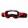 Goggles ARIETE WABI 14980-RBR caurspīdīgs stikls White /Red