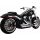 Izplūdes sistēma SHORT SHOTS STAGGERED CHROME for Harley Davidson FLFB 1750 ABS