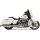 Izpūtējs MUFFLERS 4" QUICK CHANGE | FLT 18-24 - CHROME/BLACK for Harley Davidson FLH 1868 ABS (tērauds)