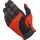CIMDI MOTO GLOVES (ORANŽA, MELNS)